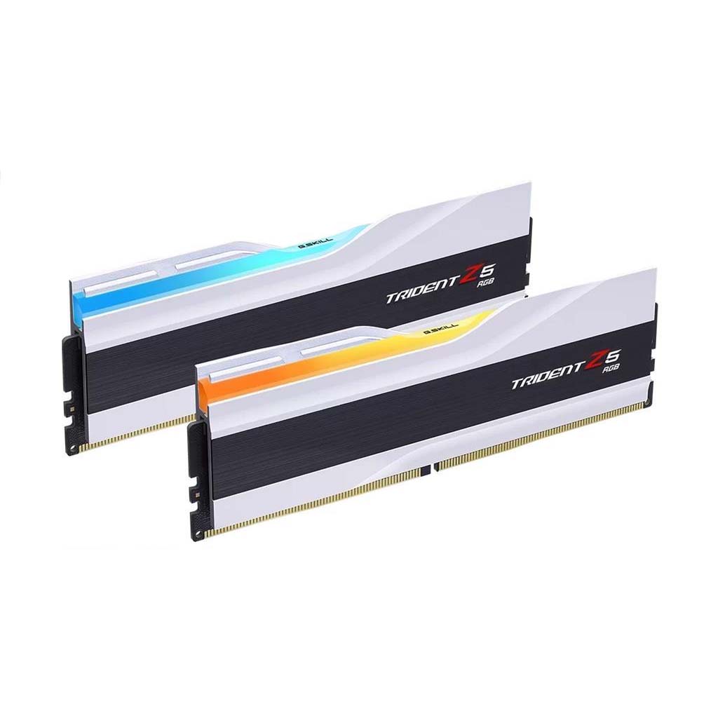 RAM DDR5 32GB(2x16GB) 6000MHz CL36 G.SKILL Trident Z5 RGB White F5-6000J3636F16GX2-TZ5RW