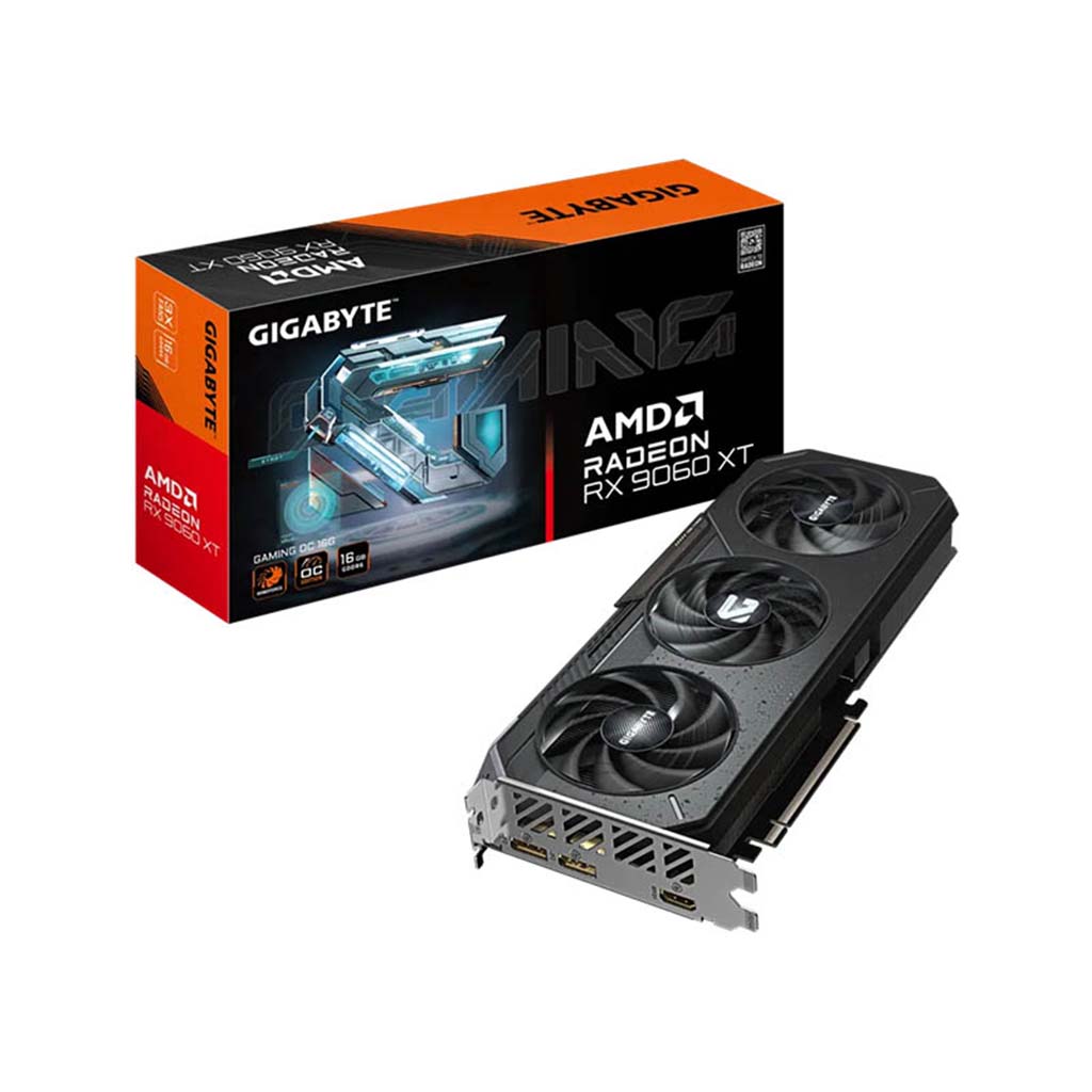 Gigabyte Radeon RX 9060 XT GAMING OC 16GB GDDR6/HDMI 2.1b/2xDP 2.1a/DX12U/PCIe 5.0/WINDFORCE 3X