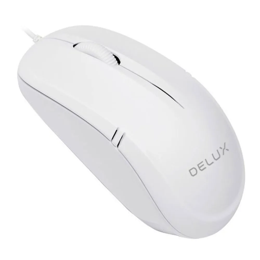 Delux DLM-136BU (W&G) Wired Optical Mouse